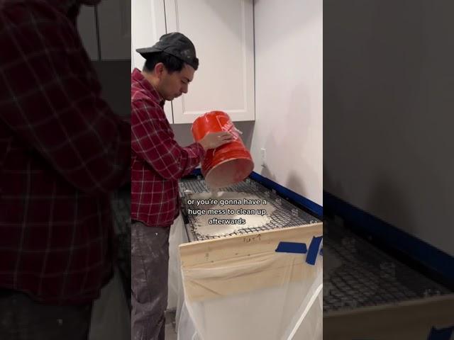 How To Pour Concrete Countertops Part II | Sway + Sarah  Build
