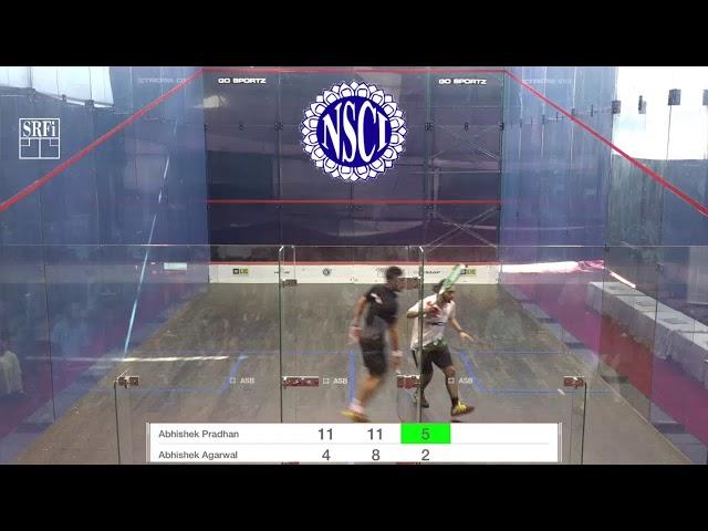 Men | Abhishek Pradhan [1] v Abhishek Agarwal [2]