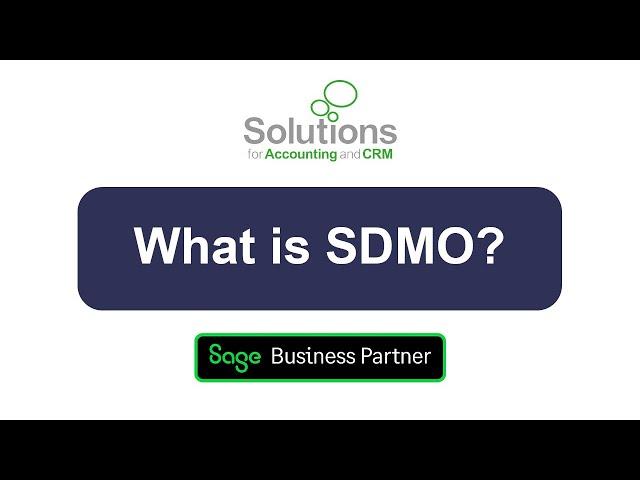 What is SDMO?