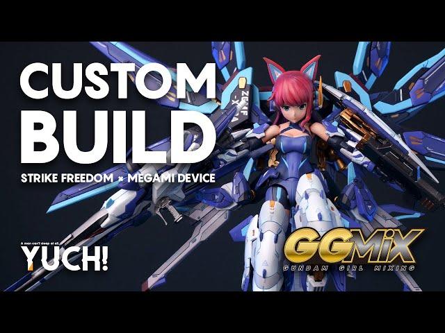 Kitbashing! MEGAMI DEVICE MUTSUMI KOASHI  HGCE 1/144 STRIKE FREEDOM GUNDAM