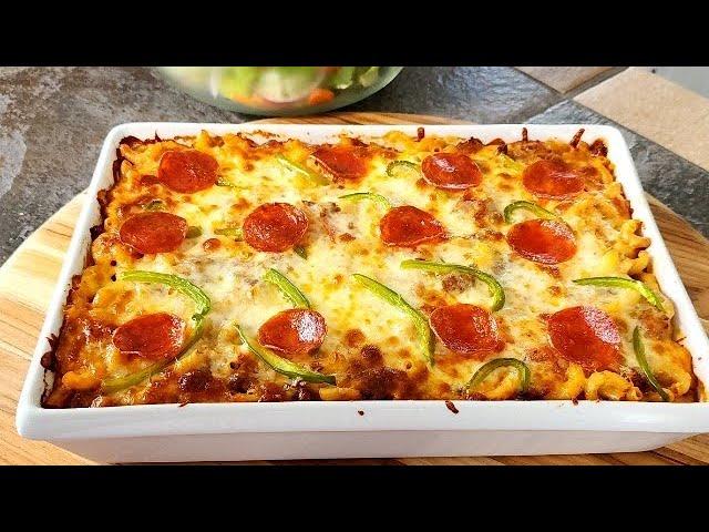 Everybody’s Favorite Pizza Casserole // Quick and easy ️