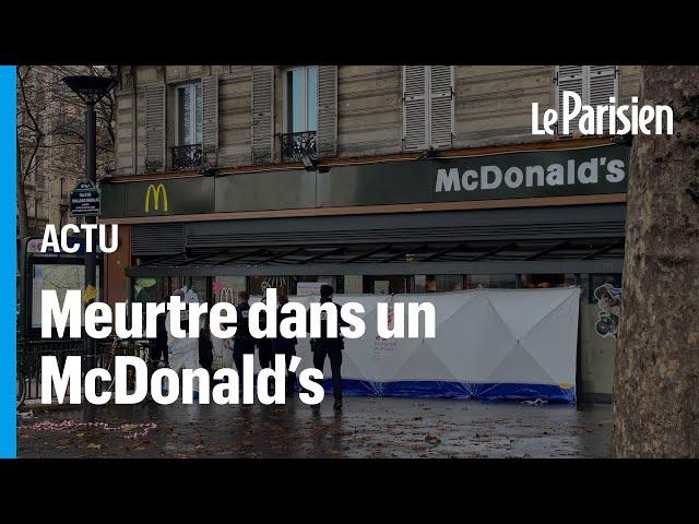 Un homme tué par balles au McDonald's de la porte de Clignancourt