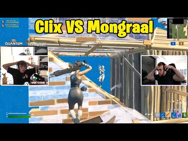 Clix VS Mongraal 2v2 TOXIC Fights w/ Veno & MrSavage!