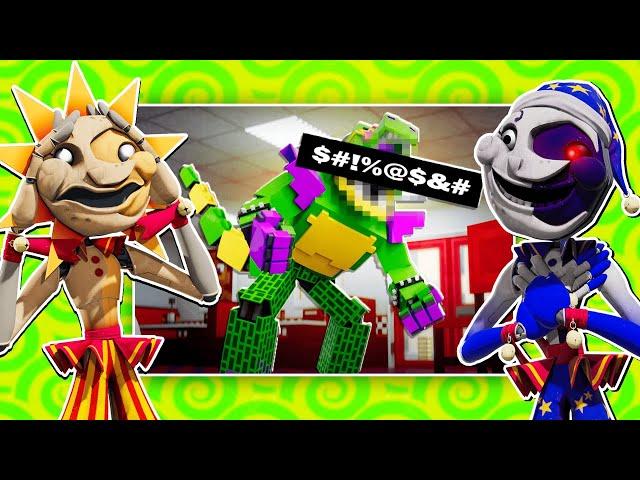 Sun and Moon REACT to GLAMROCK FREDDY GOES TO PRISON! - Zamination Animation