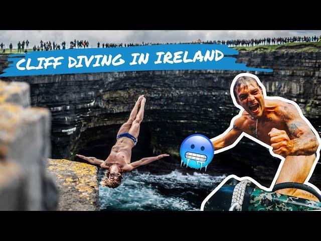 Would You Dive Into 14°C Water?  | Downpatrick Head, Ireland