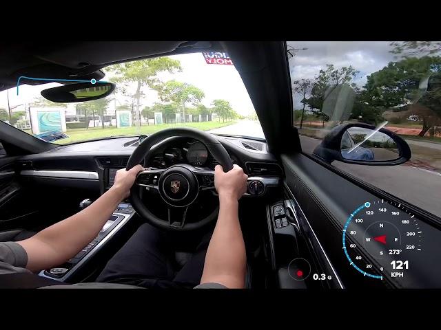 Porsche Carrera S 991.1 3.8CC N/A 911 with Armytrix Exhaust FLYBY TEST