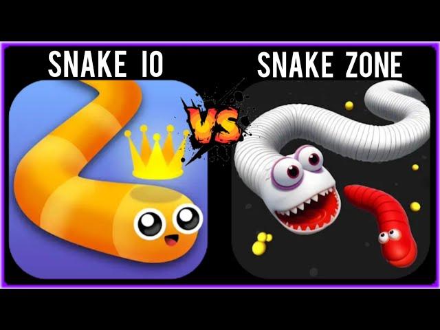 Snake.Io Vs Worms Zone.Io Game Comparison!