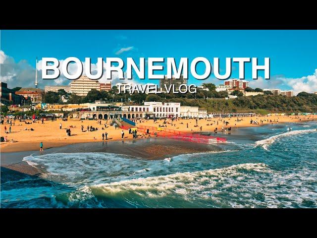 Day Trip in Bounemouth, England | Exploring Bournemouth Beach and Town Centre | UK TRAVEL VLOG