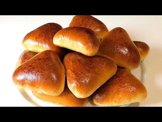 Пирожки с клубникой, НЕЧЕРСТВЕЮЩЕЕ тесто / Dough "Diver" and pies with strawberries