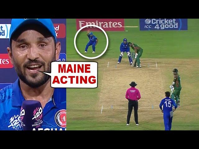 Gulbadin Naib Tell the Truth about Cramp Drama during AFG vs BAN Match | gulbadin naib injury acting