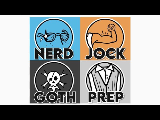 Nerd, Jock, Goth, or Prep?