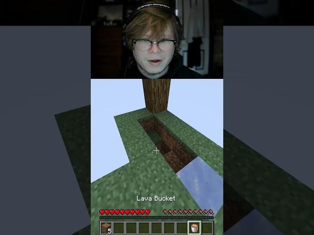 Minecraft skyblock fail