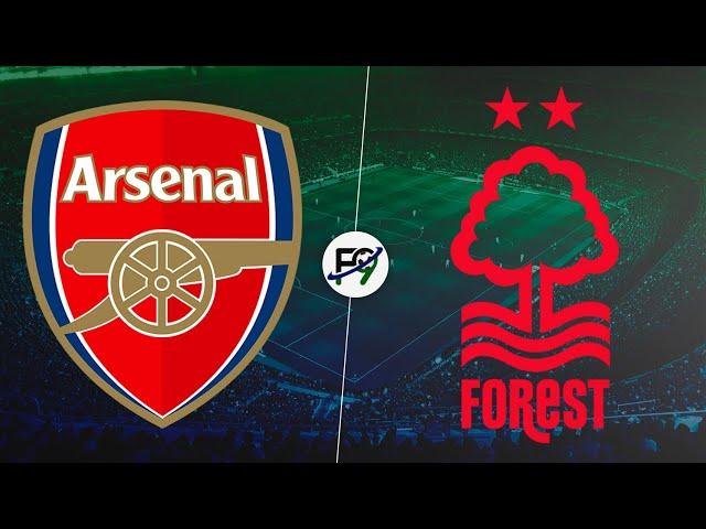 ARSENAL GOLEÓ A NOTTINGHAM FOREST POR 3 A 0 POR PREMIER LEAGUE EN FALSO NUEVE 