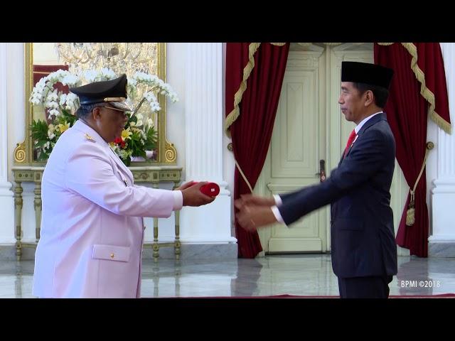 Pelantikan Gubernur dan Wakil Gubernur Masa Jabatan 2018-2023, 5 September 2018