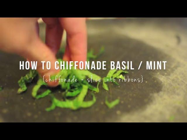 How to Chiffonade Mint and Basil | @cooksmarts