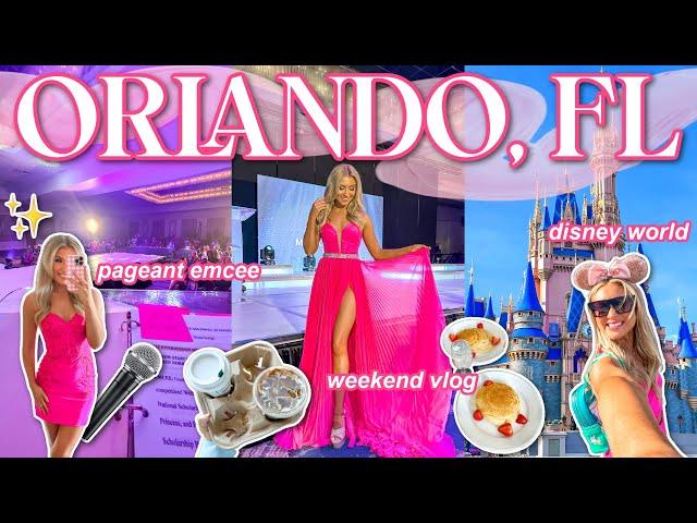 ORLANDO VLOG! | Emceeing A Pageant, Disney World, Meeting My Blog Editor! | Lauren Norris