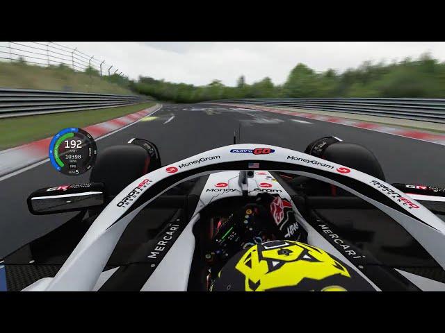 Oliver Bearman HAAS VF-24 TOYOTA GAZOO Racing | Nürburgring Nordschleife | Assetto Corsa