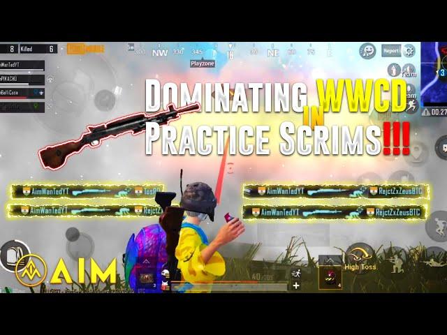 Dominating WWCD in Practice Scrims - Team Aim Achievers - IGL - PUBG Mobile - #INDIAKABATTLEGROUNDS