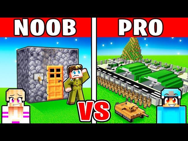 How To Build A Modern Military Army Base in Minecraft With Crazy Fan Girl!!