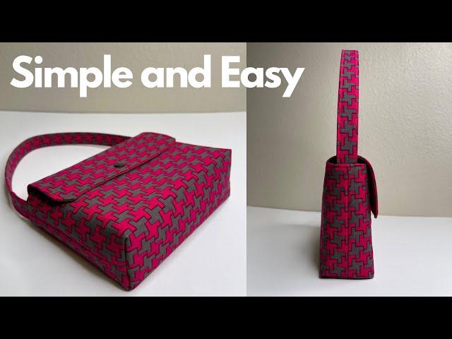 How to Sew a Hand Bag Simple and So Fast | Easy DIY @AmyGDIY