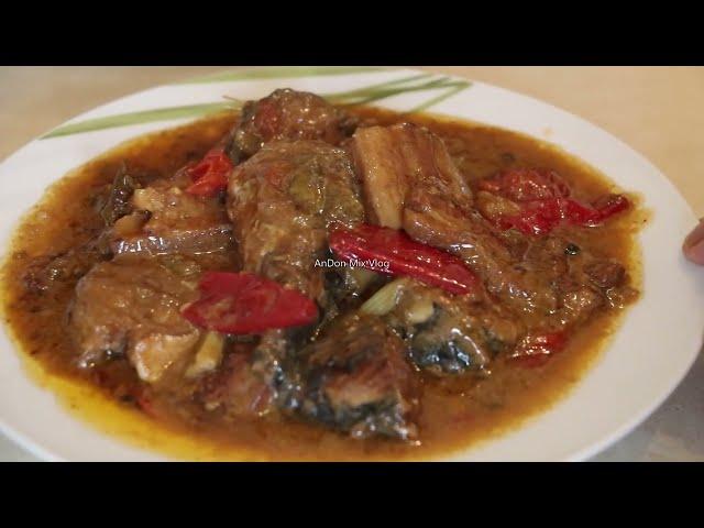 Caramelized Pork Belly & Mackerel Fish with coconut milk recipe lets give it a try everyone loves it