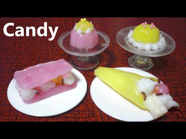 クレープ形お菓子作成 1　Making mini crepe candy