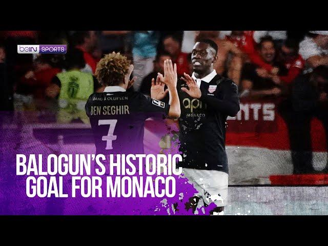  Balogun is writing his name in gold in the history of AS Monaco scoring on the club's centenary 