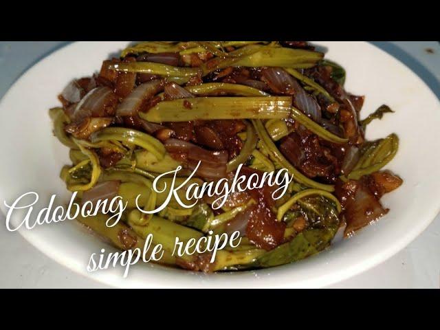 Adobong Kangkong|Simple Recipe|BABA PINOY TV