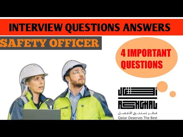 Safety Officer - Interview Questions and  Answers || Part 1 #safetyofficer #interview #ahmer #speaks