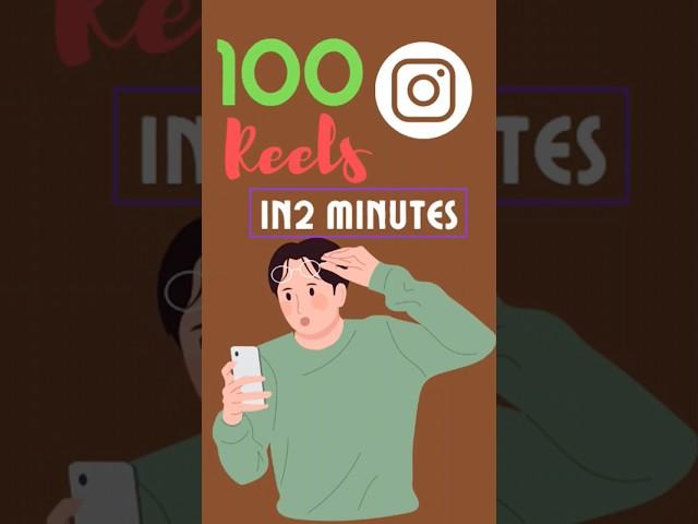 How to create 100 Instagram Reels in 2 Minutes #chatgpt #canva