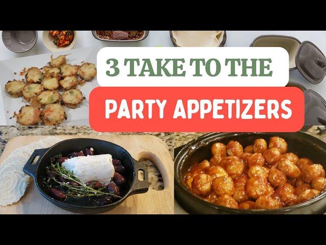 3 TAKE TO THE PARTY APPETIZERS | PAMPERED CHEF PRODUCTS | HAVE APPS WILL TRAVEL