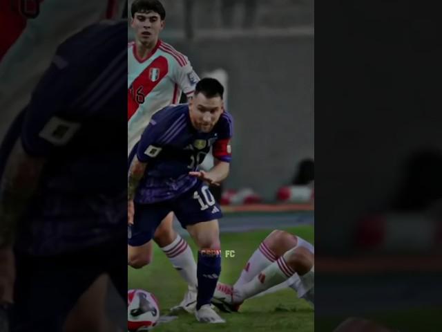 Messi Dribble vs Peru #messi #shorts