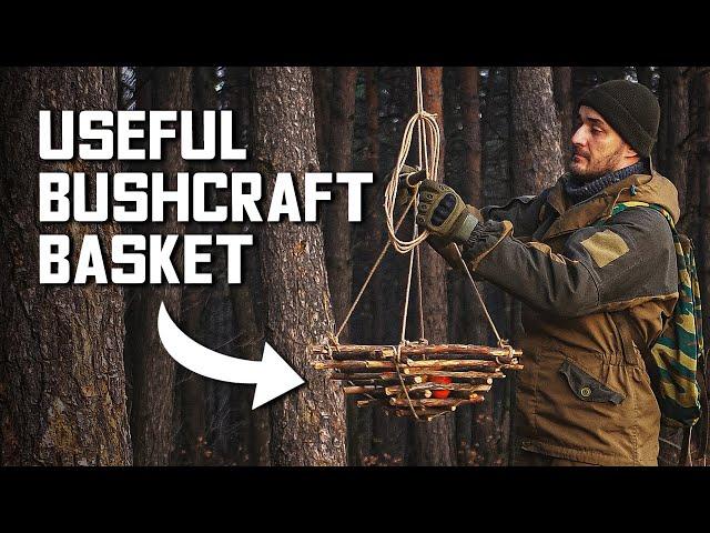 Alone MAN bushcraft in the wild, survival from Kirill Multitool