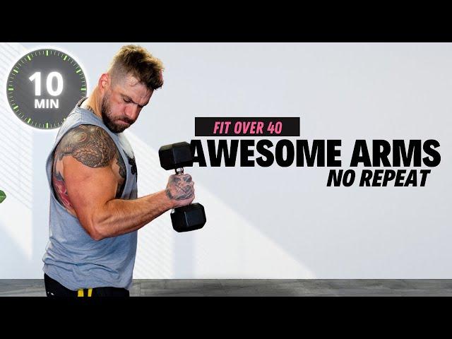 10 Min Perfect Arm Workout With Dumbbells (no time? no problem)