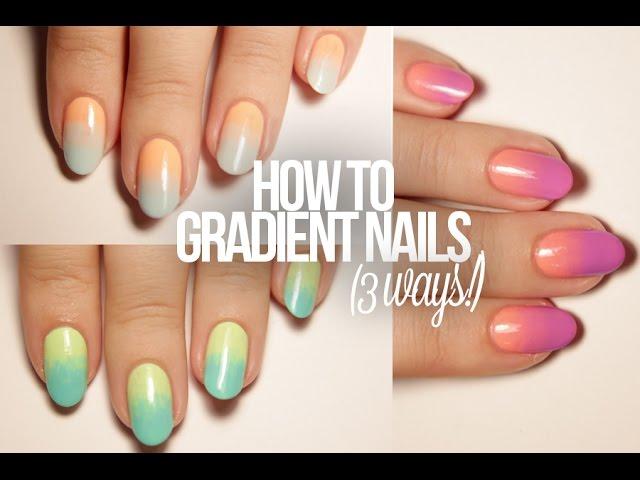 How To Do Gradient Nails (3 Ways!)