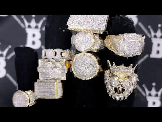 10K Gold Diamond Hip Hop Rings NEW Releases | HipHopBling.com