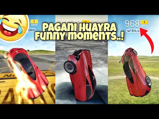 Pagani huayra funny moments || Extreme car driving simulator||