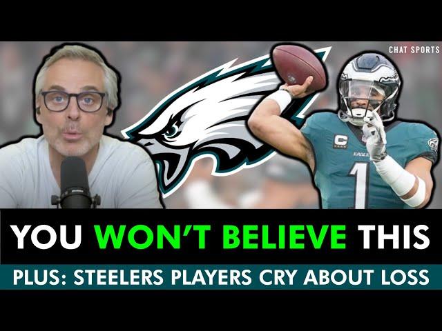 What Colin Cowherd Had To Say About The Eagles + Steelers Players Cry After Loss To Eagles