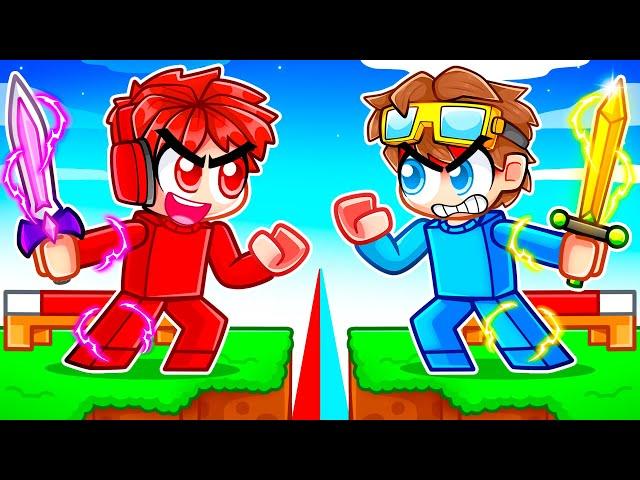 Nico vs Cash Bedwars In Roblox!