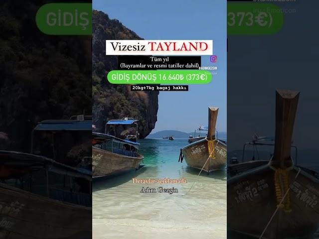 Vizesiz TAYLAND tatili UCUZ BİLET ! #tayland #bangkok #phuket #pattaya #ucuzbilet #ucuzuçakbileti