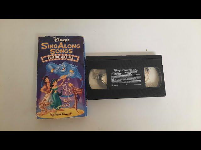 Disney Sing Along Songs: Friend Like Me Full VHS