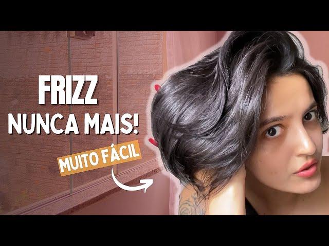 Hábitos que mudaram a saúde do meu cabelo e ACABARAM COM O FRIZZ | Cabelo curto saudável