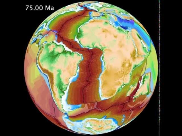 EarthByte Atlantic Ocean since 83 Million year ago (courtesy of Nicolas Flament)