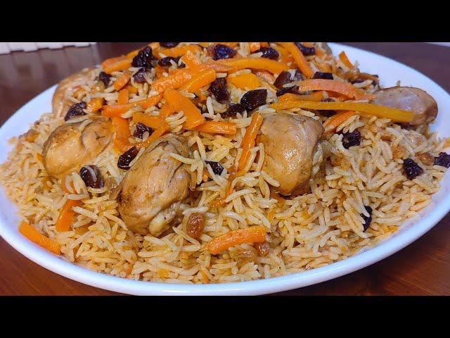 Chicken Bukhari rice, the original way, with a wonderful taste ️