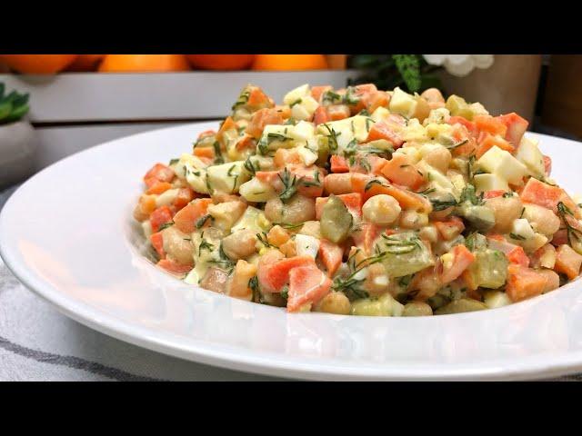 Salad "Guests are shocked at what it's"! So delicious and nutritious that it won't stay on the table