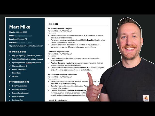 Create a Job-Winning Data Analyst Resume | FREE Templates