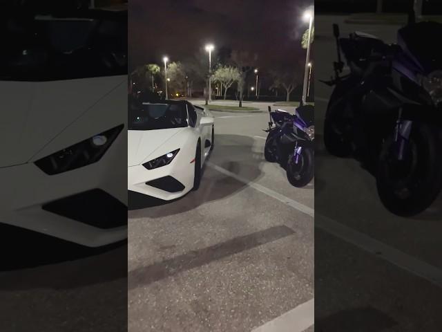 Gsxr&Lamborghini #lamborghini #lambo #bikelife #yamahar6 #motorcycle #gsxr600 #bikes #suzuki