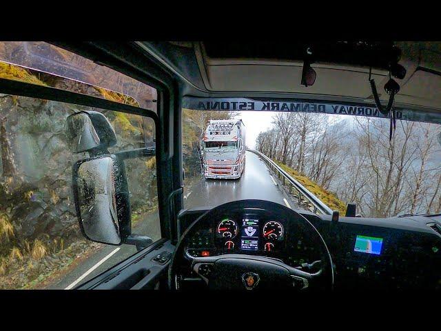 POV Driving Scania R580 - Hardangerfjord