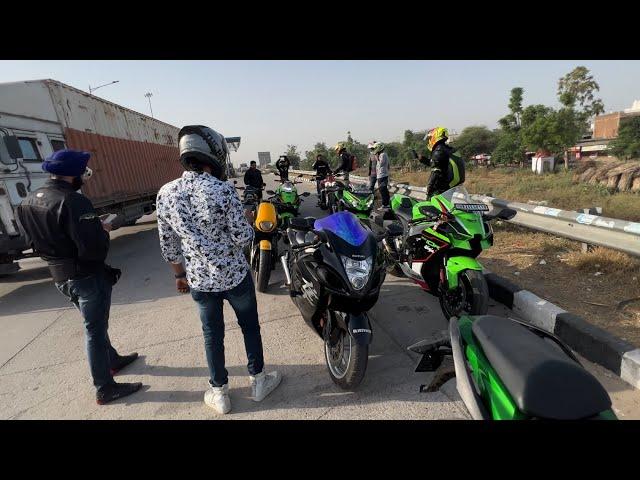 Sunday Ride With Superbikes on my ZX10R