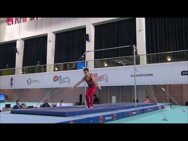 Bozhidar ZLATANOV (BUL) - 2020 junior Europeans, high bar final